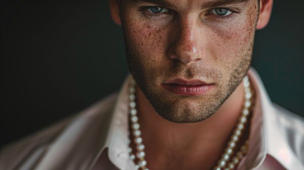 Collier perle pour hommes : comment le porter ?