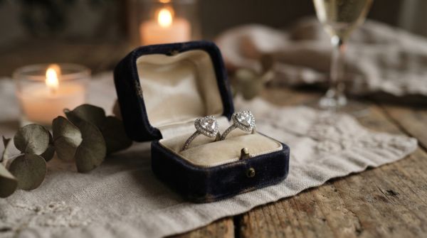 Idées de bagues en forme de coeur pour un cadeau mémorable